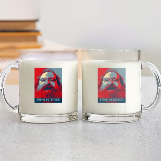 Discover Vote Brent Peterson 2024! Glass Mugs