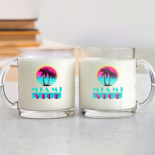 Discover Miami Vice Glass Mugs