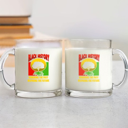 Discover Black History Glass Mugs
