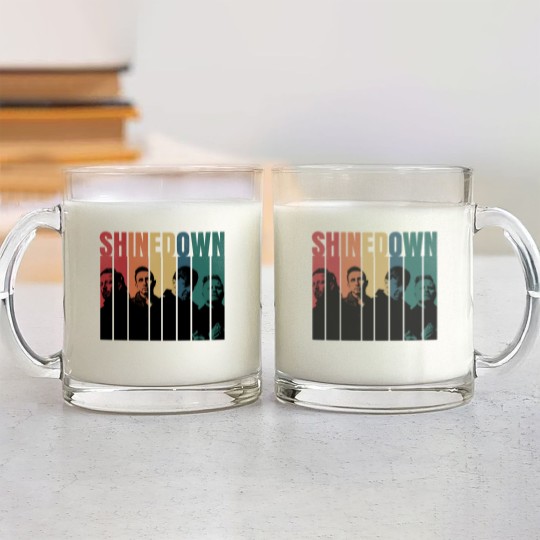 Discover shine down Retro Vintage Glass Mugs