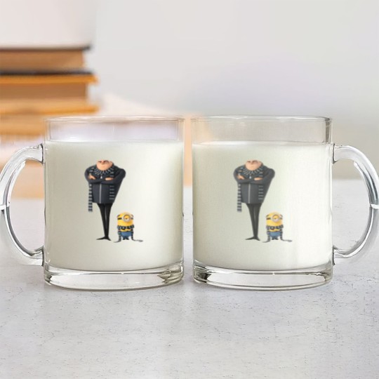Discover Gru and Gru's Minion Glass Mugs
