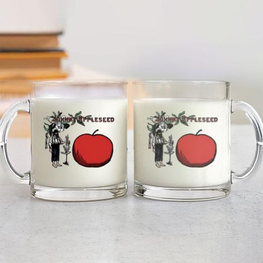 Discover Johnny Appleseed Colour Glass Mugs