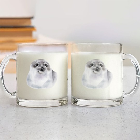 Discover Baby Seal - Seal - Glass Mugs
