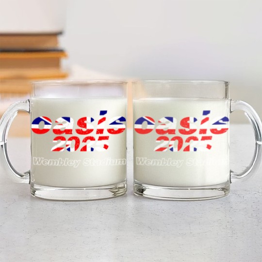 Discover Oasis Glass Mugs, Oasis Glass Mugs, Oasis 2025 Reunion