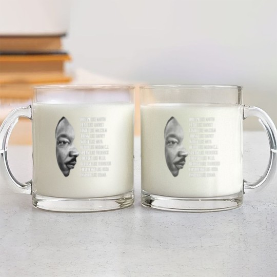 Discover Martine Luther King - MLK Glass Mugs