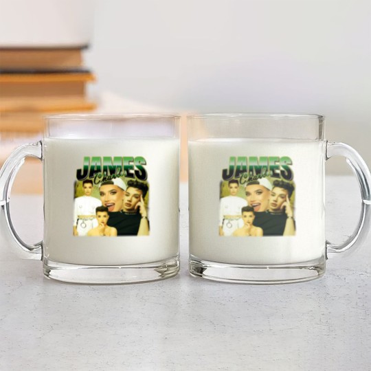 Discover Vintage 90s James Charles Glass Mugs, James Charles Glass Mugs,