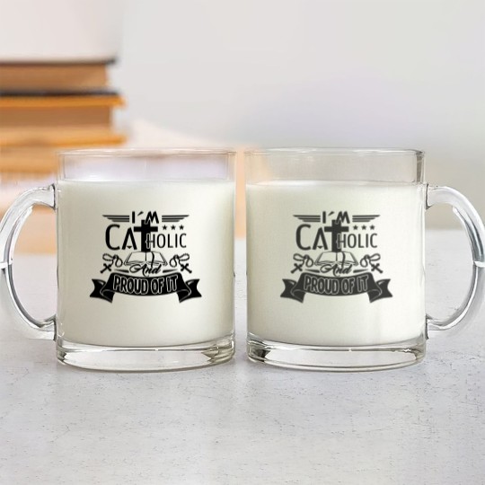 Discover Catholic Mug - I Am Catholic Coffee Mug Glass Mugs