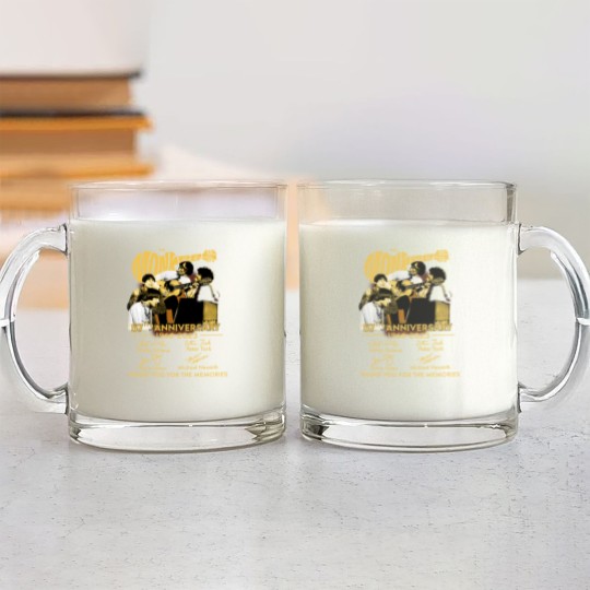 Discover The Monkees 56th Anniversary 1966-2022 Signatures Glass Mugs,