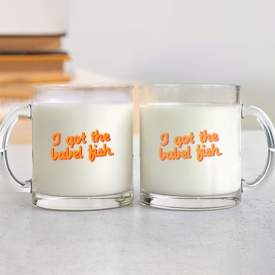 Discover I Got the Babel Fish Glass Mugs