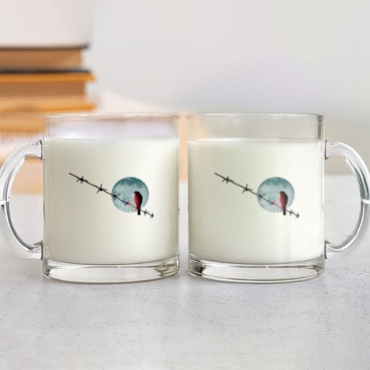 Discover Leonard Cohen - Bird On A Wire (ii) - Leonard Cohen - Glass Mugs