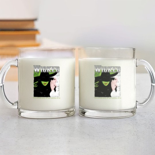 Discover Wicked Broadway A New Musical Glass Mugs, Wicked Glass Mugs