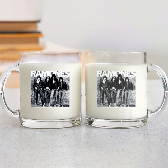 Discover Ramones Unisex Glass Mugs: 1st Album