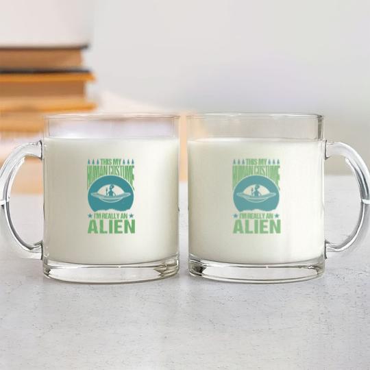 Discover Alien Alien Glass Mugs