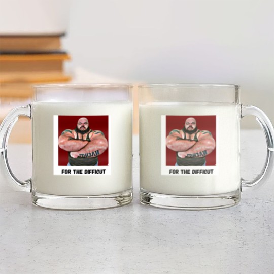 Discover Kyriakos Grizzly For the Difficult Classic Glass Mugs | Active Glass Mugs