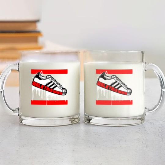 Discover Walk This Way Drip: Men's Graphic Glass Mugs