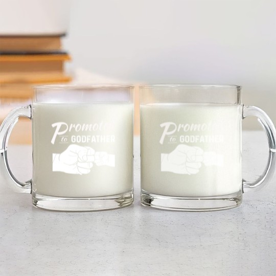 Discover Promoted To Godfather Glass Mugs