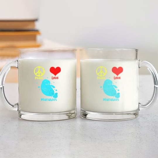 Discover Manatee Glass Mugs