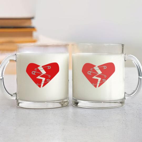 Discover Broken Heart Glass Mugs