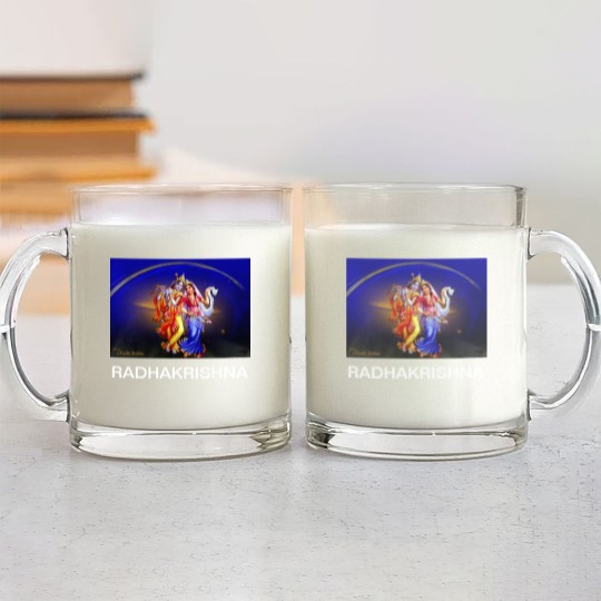 Discover RADHA KRISHNA Glass Mugs