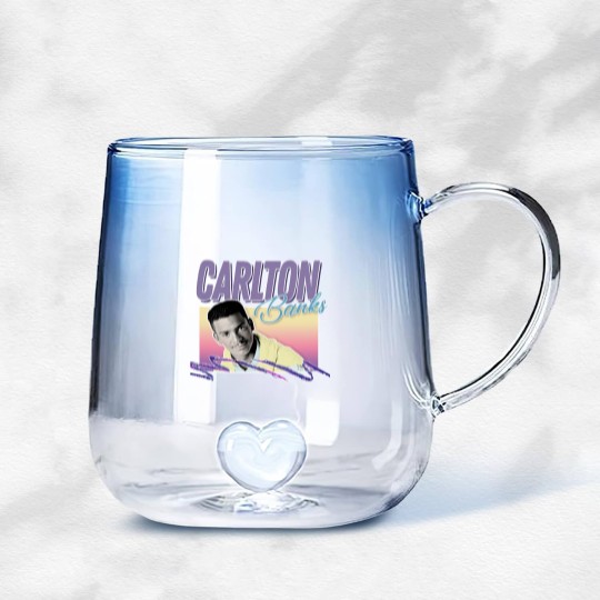 Discover Carlton Banks // 90s Style Aesthetic Design - Carlton Banks - Gradient Glass Mugs