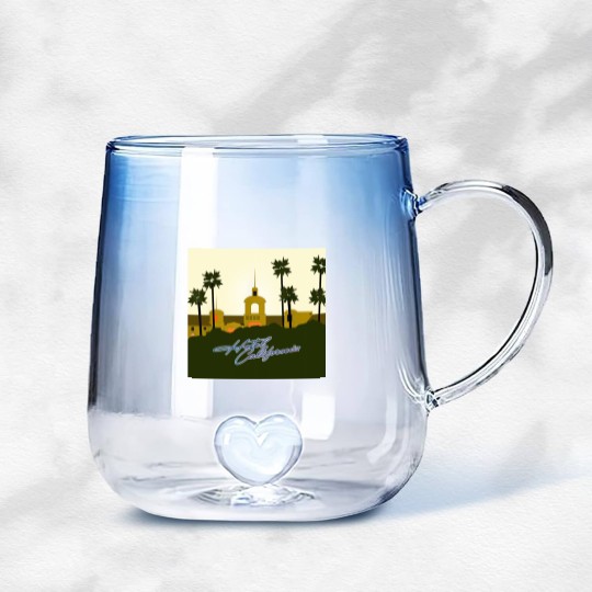 Discover Eagles Hotel california Gradient Glass Mugs