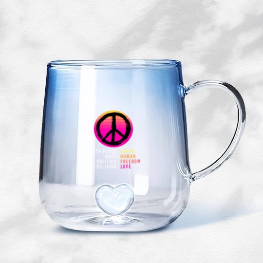 Discover Birthplace Earth-Race Human-Equality Gradient Glass Mugs