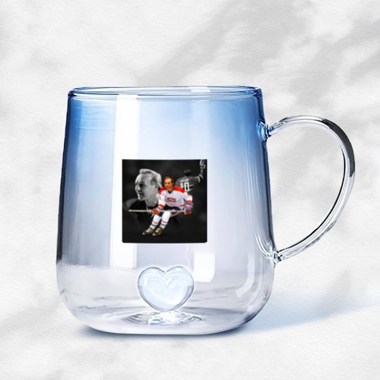 Discover Guy Lafleur 10 Canadian Hockey Legend Classic Gradient Glass Mugs