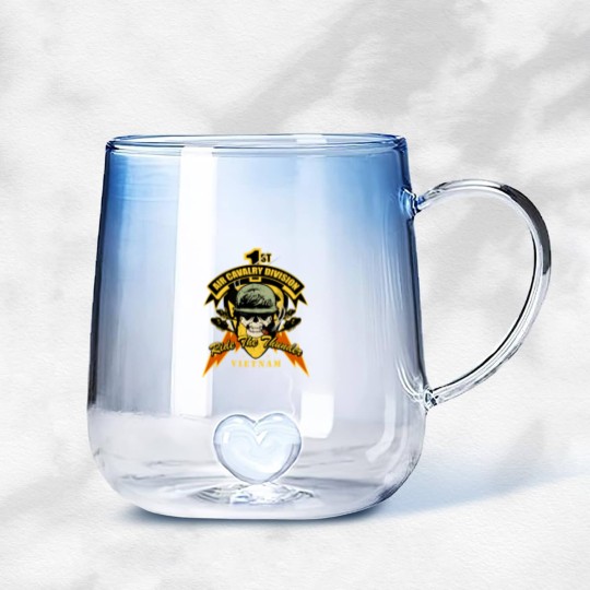 Discover 1St Air Cavalry Division Gradient Glass Mugs