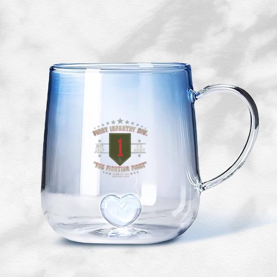 Discover 1st Infantry Division Gradient Glass Mugs