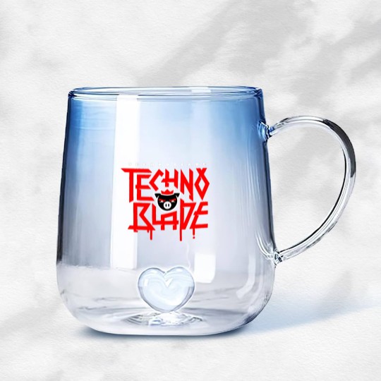 Discover Technoblade Pig Gradient Glass Mugs, RIP Technoblade Gradient Glass Mugs, Technoblade Never Dies Gradient Glass Mugs