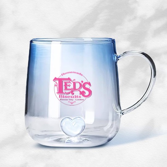 Discover Ted's Biscuits - Ted Lasso - Gradient Glass Mugs