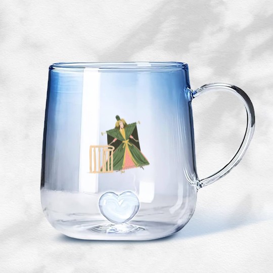 Discover The Gone With the Wind curtain dress - Sketch - Gradient Glass Mugs