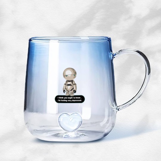 Discover Hitchhikers Guide To The Galaxy - Hitchhikers Guide To The Galaxy - Gradient Glass Mugs