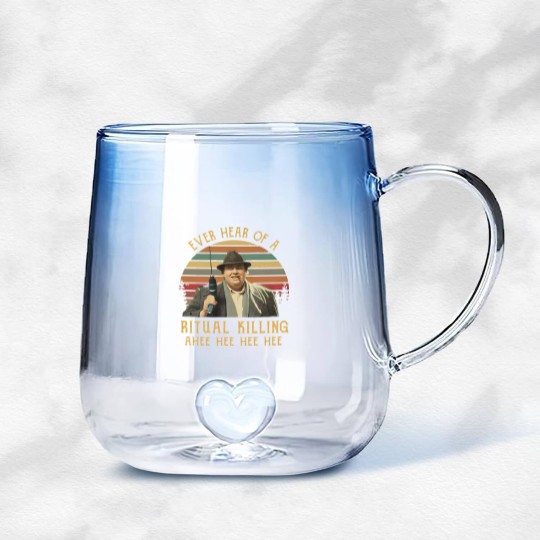 Discover Ever Heard Of A Ritual Killing Ahee Funny Buck Vintage Gradient Glass Mugs, Uncle Buck Gradient Glass Mugs