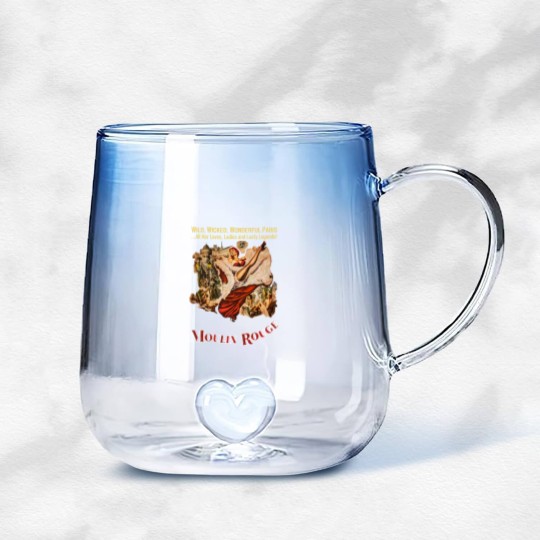 Discover Moulin Rouge V3 Poster Men Gradient Glass Mugs