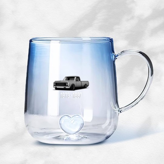 Discover squarebody 1973 -1987 vintage gift Gradient Glass Mugs