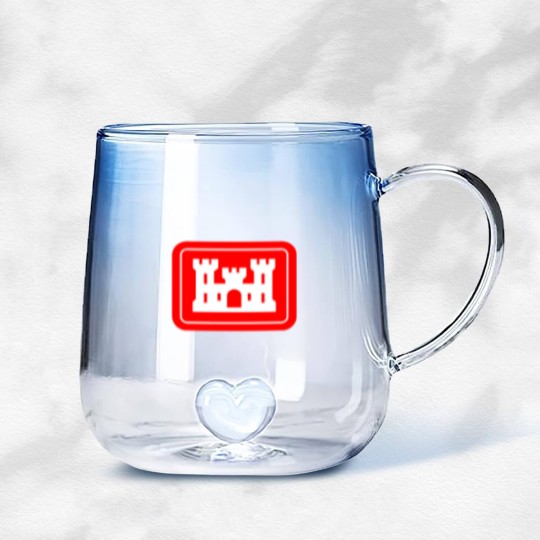 Discover United States Army Corps Of Engineers Dod Patch Gradient Glass Mugs