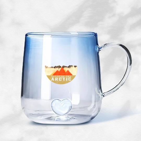 Discover Retro USA Mountain - Gates Of The Arctic National Gradient Glass Mugs