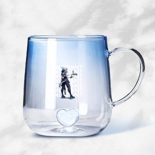 Discover 2 Valorant Jett Gradient Glass Mugs