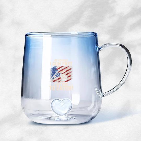 Discover Of Course I Cum Fast I Got Fish To Catch Fishing Gradient Glass Mugs
