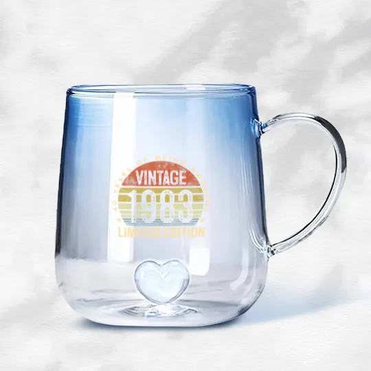 Discover Vintage 1983  40 Year Old Gifts 40th Birthday Gradient Glass Mugs