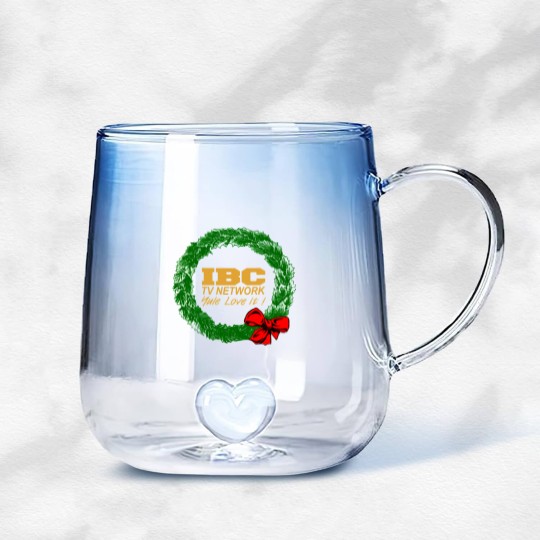 Discover IBC TV Network - Scrooged - Gradient Glass Mugs