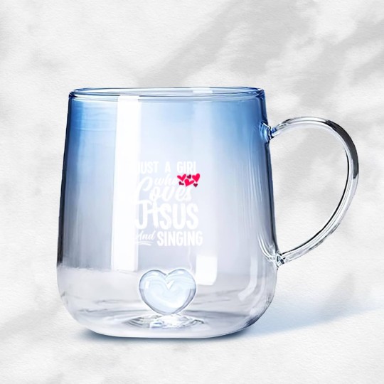 Discover Jesus Funny Singing Gradient Glass Mugs