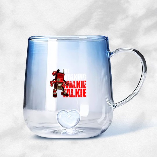 Discover The Walkie Talkie Radio Giftidea Gradient Glass Mugs