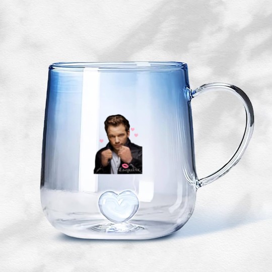 Discover Chris Pratt Gradient Glass Mugs