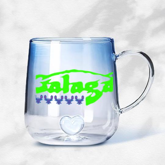 Discover Galaga - Galaga - Gradient Glass Mugs