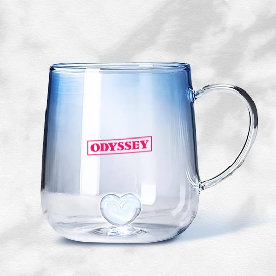 Discover Odyssey Outline Color Gradient Glass Mugs