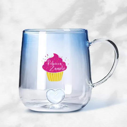 Discover Lookingblue Rebecca olo zamfam Pink Cupcake Pullover s Swea for Women Gradient Glass Mugs