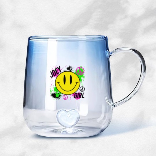 Discover Joey Girl NKOT Block Gradient Glass Mugs, Joey McIntyre, New Kids on Block, Retro, 80s, 90s Short-Sleeve Gradient Glass Mugs
