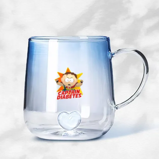 Discover SouthPark Captain Diabetess Scott Malkinson Gradient Glass Mugs